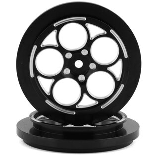 SSD SSD00547  SSD RC 5 Hole 2.2/2.7" Narrow Front Drag Wheels (Black) (2)