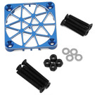 LRP Electronics LRP501981  LRP WorksTeam Aluminum Fan Safety Mesh Guard (40mm) (Blue)