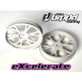 Excelerate RC XCE-0050-WH  B-Mag Super-V Magnesium Front Rims - White (2)  BMAG-SVF-W
