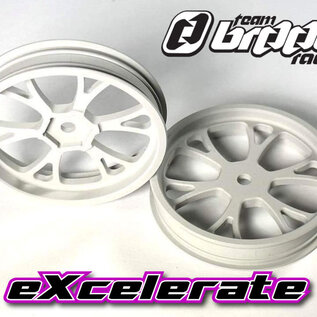 Excelerate RC BMAG-SVF-W  B-Mag Super-V Magnesium Front Rims - White