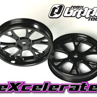 Excelerate RC BMAG-SVF-B  B-Mag Super-V Magnesium Front Rims - Black