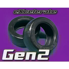 Excelerate RC 3DFX1014-G2-U  Cyrul eXcelerate Gen2 Rear Tire - Purple (2)
