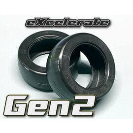 Excelerate RC 3DFX1014-G2-W  Cyrul eXcelerate Gen2 Rear Tire - White (2)