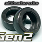 Excelerate RC 3DFX1014-G2-W  Cyrul eXcelerate Gen2 Rear Tire - White (2)