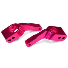 Traxxas TRA3652P  Pink Alum Rear Stub Axle Carriers w/ Ball Bearings (2) 1/10 2wd