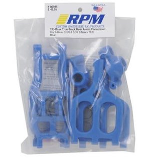 RPM R/C Products RPM80945 True-Track Rear A-Arm Conversion Blue (T/E Maxx 3.3)