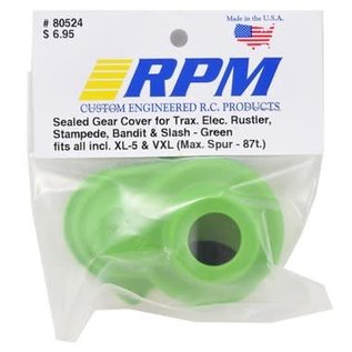 RPM R/C Products RPM80524 Green Sealed Gear Cover Bandit, Rustler, Stampede and Slash