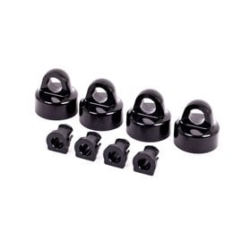 Traxxas TRA9664A  Traxxas Sledge Shock caps, Aluminum black-anodized GT-Maxx® Shocks (4) Spacers (4)