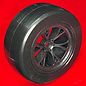 Cyrul 3DFX 3DFX1096-G2-PI-SU-ME  Cyrul eXcelerate Gen2 Rear PreMounted Tire Pink Compound w/ Wide Super V Rim and Medium foam (2)