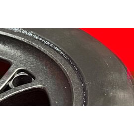 Excelerate RC 3DFX1096-G2-PI-LO-PR-1  Cyrul eXcelerate Gen2 Rear PreMounted Tire Pink Compound w/ Wide Looper Rim and ProHR Foam (2)