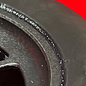 Excelerate RC 3DFX1096-G2-WH-SU-PR  Cyrul eXcelerate Gen2 Rear PreMount Tire White Compound w/ Wide Super V Rim and ProFoam