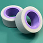 Excelerate RC 3DFX1096-G2-WH-SU-PR  Cyrul eXcelerate Gen2 Rear PreMount Tire White Compound w/ Wide Super V Rim and ProFoam