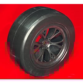 Excelerate RC 3DFX1096-G2-WH-SU-ME  Cyrul eXcelerate Gen2 Rear PreMounted Tires White Compound w/ Wide Super V Rim and Medium Foam (2)