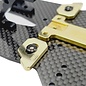 RC Maker RCM-X4-RW  RC Maker Brass LCG "Weight Shift" Adjustable Rear Chassis Weights for Xray ('22-'24) X4 (12g)