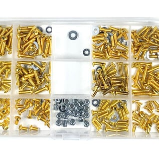 Racers Edge RCE3119  High Stainless Steel Screw Assortment Box for 1/10 RC Car (330 pcs)
