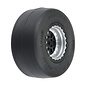 Proline Racing PRO10218-10  1/16 Reaction Rear Tires MTD 8mm Black/Silver (2): Losi Mini Drag