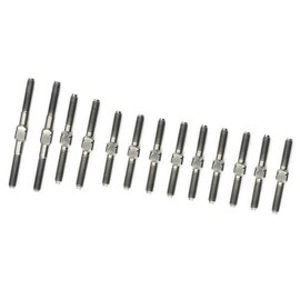 RC Maker RCM-TT-A800R  RcMaker Titanium Turnbuckle V2 Set For A800MMX/A800R