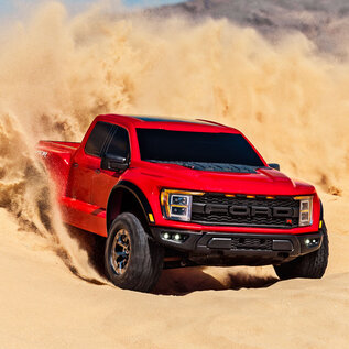 Traxxas TRA101076-4 RED Ford Raptor R: 4X4 VXL 1/10 Scale 4X4 Brushless Replica Truck