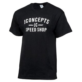 J Concepts JCO2873XXXL  Black JConcepts Speed Shop T-Shirt (3XL)