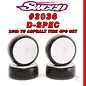SWEEP SWP3036217P 10th TC D36 D-SPEC TC Tire 4pcs set  On White Nylon Dish Wheels (4)