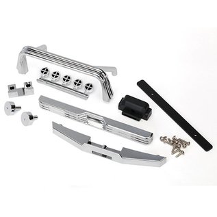 Traxxas TRA3662  Bigfoot Body Accessories Kit - Bumpers (F&R), Roll Bar, Light Bar, Engine Detail, and Mounting Hardware