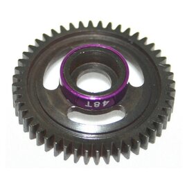 HOT RACING HRASVXS848  Steel Spur Gear 48 Tooth Purple for Traxxas 1/16 Scale