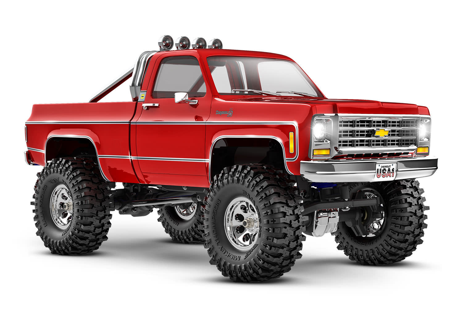 TRA98064-1 Black Traxxas TRX-4MT 1/18 4WD Chevrolet K10 Monster
