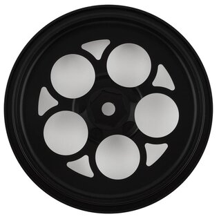SSD SSD00547  SSD RC 5 Hole 2.2/2.7" Narrow Front Drag Wheels (Black) (2)