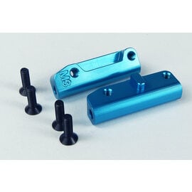 Custom Works R/C CSW2436  Rear Suspension Mounts 3MM THREADS (2)