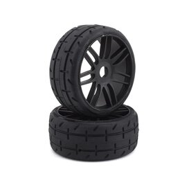 GRP Tyres GRPGTX01-S4  TO1 Belted 1/8 High Speed Tires (17mm Hex)(Black) (2) (S4)