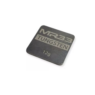 MR33 MR33-TW-12G  MR33 Tungsten Weight - 21 X 21 X 1.5MM - 12G