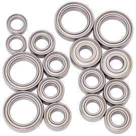 1UP Racing 1UP450042  1UP Racing Cv2 Pro Ball Bearing Set, Chrome/Ceramic for XRAY XB4 '23 Dirt