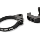 Exotek Racing EXO2161BLK  Exotek 24mm Mini Fan Mount Clamp-On 7075 for 24mm Dia. Motors, Black