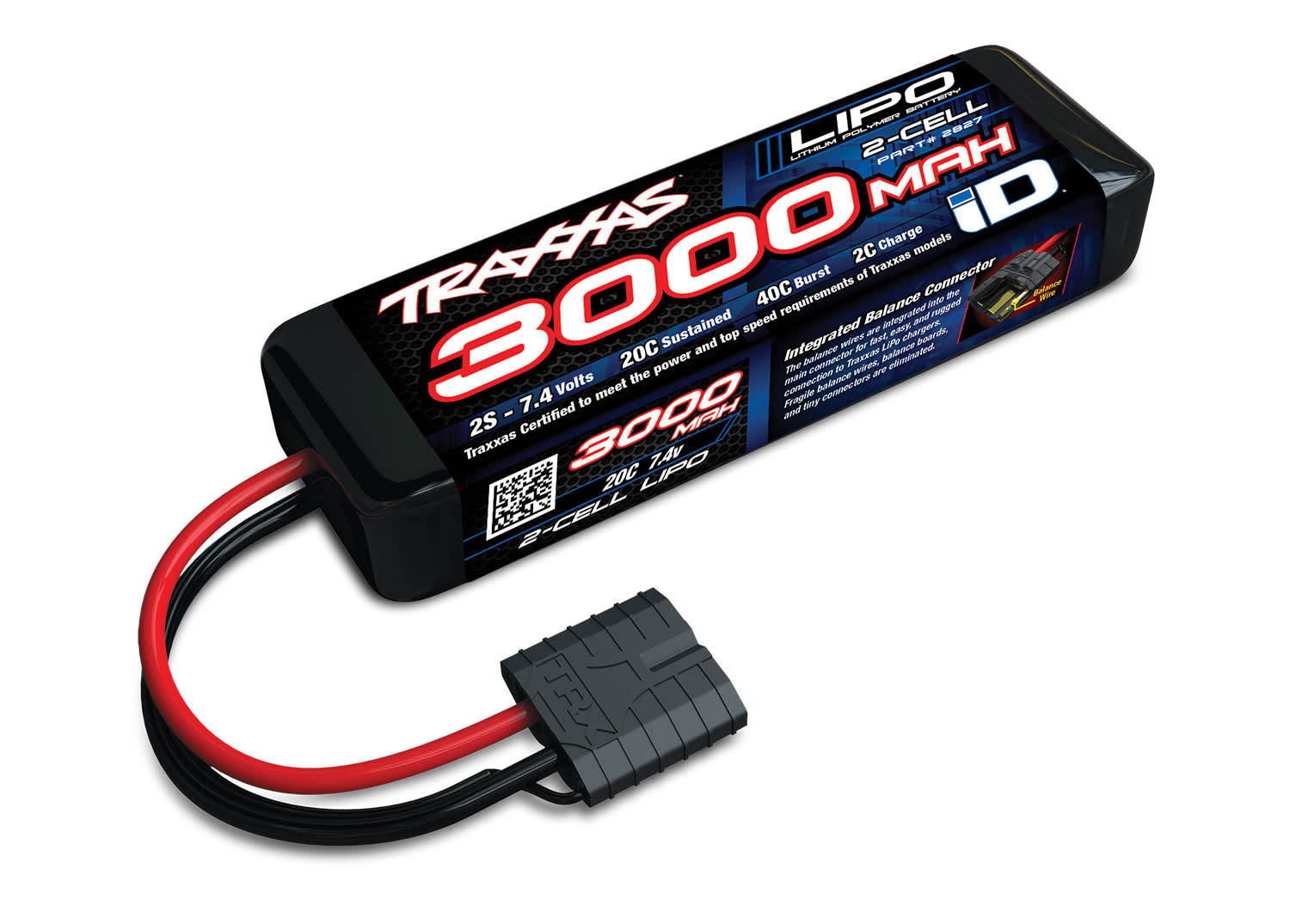 TRA2842X 5000mAh 7.4v 2-Cell 25C LiPo Battery - Michael's RC Hobbies