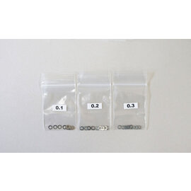 Mugen Seiki MUGB0765A  Shim Set 5x7 (0.1/0.2/0.3, 10ea) 0765