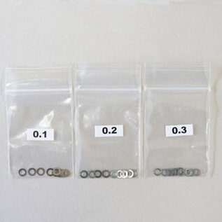 Mugen Seiki MUGB0765A  Shim Set 5x7 (0.1/0.2/0.3, 10ea) 0765