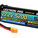 Lectron Pro 6S5200-509  Lectron Pro 6S 22.2V 5200mAh 50C Lipo Battery with XT90 Connector for Large Planes, Helis, Quads & 1/8 Trucks