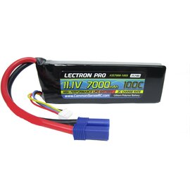 Lectron Pro 3S7000-1005  Lectron Pro 3S 11.1v 7000mAh 100C LiPo w/ EC5 plug