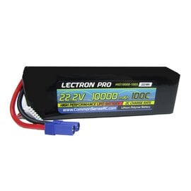 Lectron Pro 6S10000-1005  Lectron Pro 22.2V 10000mAh 100C Lipo Battery with EC5 Connector for 1/5 to 1/8 Trucks, Large Planes, Helis & Drones