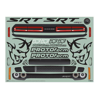Protoform PRM1586-00  Protoform 1/7 Dodge Challenger SRT Demon Clear Body: ARRMA Infraction 6S