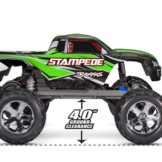 Traxxas TRA36054-8  Red Stampede: 1/10 Scale Monster Truck w/ Battery & USB-C