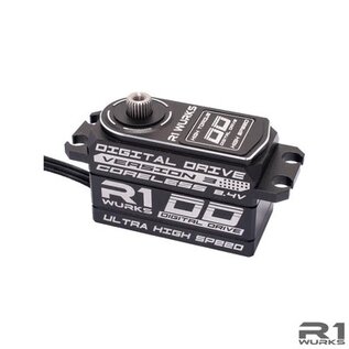 R1wurks R1-050001  R1 Digital Drive Servo Low Profile- GEN 3 200mm Wire