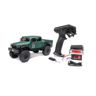 Axial Racing AXI00007T2 1/24 SCX24 Green Dodge Power Wagon 4WD Rock Crawler Brushed RTR