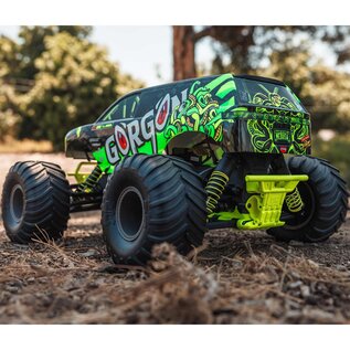 Arrma ARA3230ST1 Yellow GORGON 4X2 MEGA 550 Brushed Monster Truck RTR w/ Battery & Charger