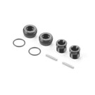 Xray XRA301351-K  Balck  Aluminium Adjustable Body Post Stop (2) 301351K