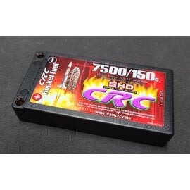 CRC CLN37151  1S 3.7v 7500mAh 130C Shorty Ultra-Low IR lipo