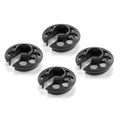 Xray XRA308033-K  X4'24-25 Black Alum Xray Shock Spring Retaining Collar (4)