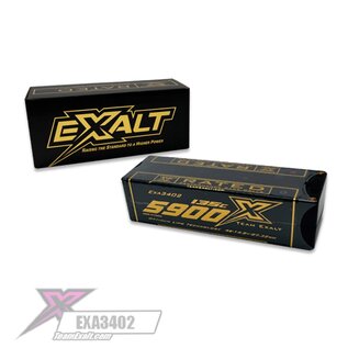 EXALT EXA3402  4S/14.8V-5900MAH-135C 4S LCG STICK w/5mm BULLETS X-RATED LIPO BATTERY SERIES