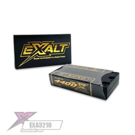 EXALT EXA3210  2S/7.4V-4400MAH-120C LCG Drift Shorty w/5mm Bullets X-rated Lipo Battery Series