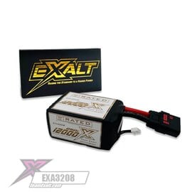 EXALT EXA3208  2S/7.4V-12,000MAH-250C 2S4P w/QS8 Connector X-Rated Lipo Battery Series